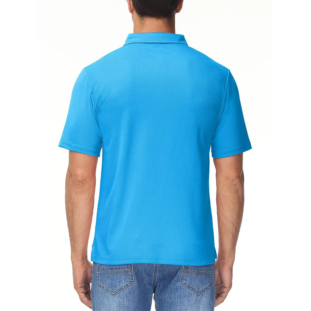 Men's Lightweight Hiking Fishing Polo Shirts