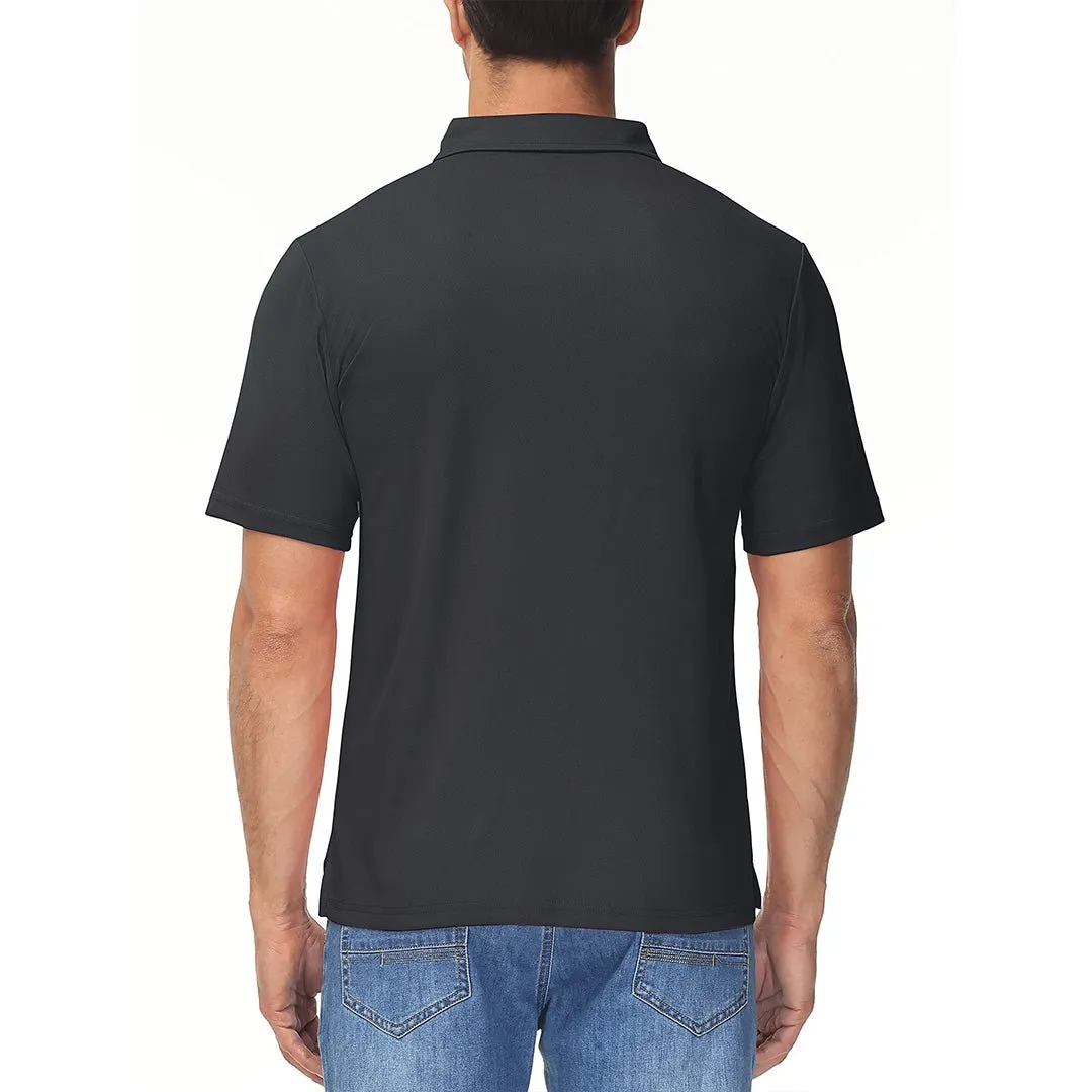 Men's Lightweight Hiking Fishing Polo Shirts