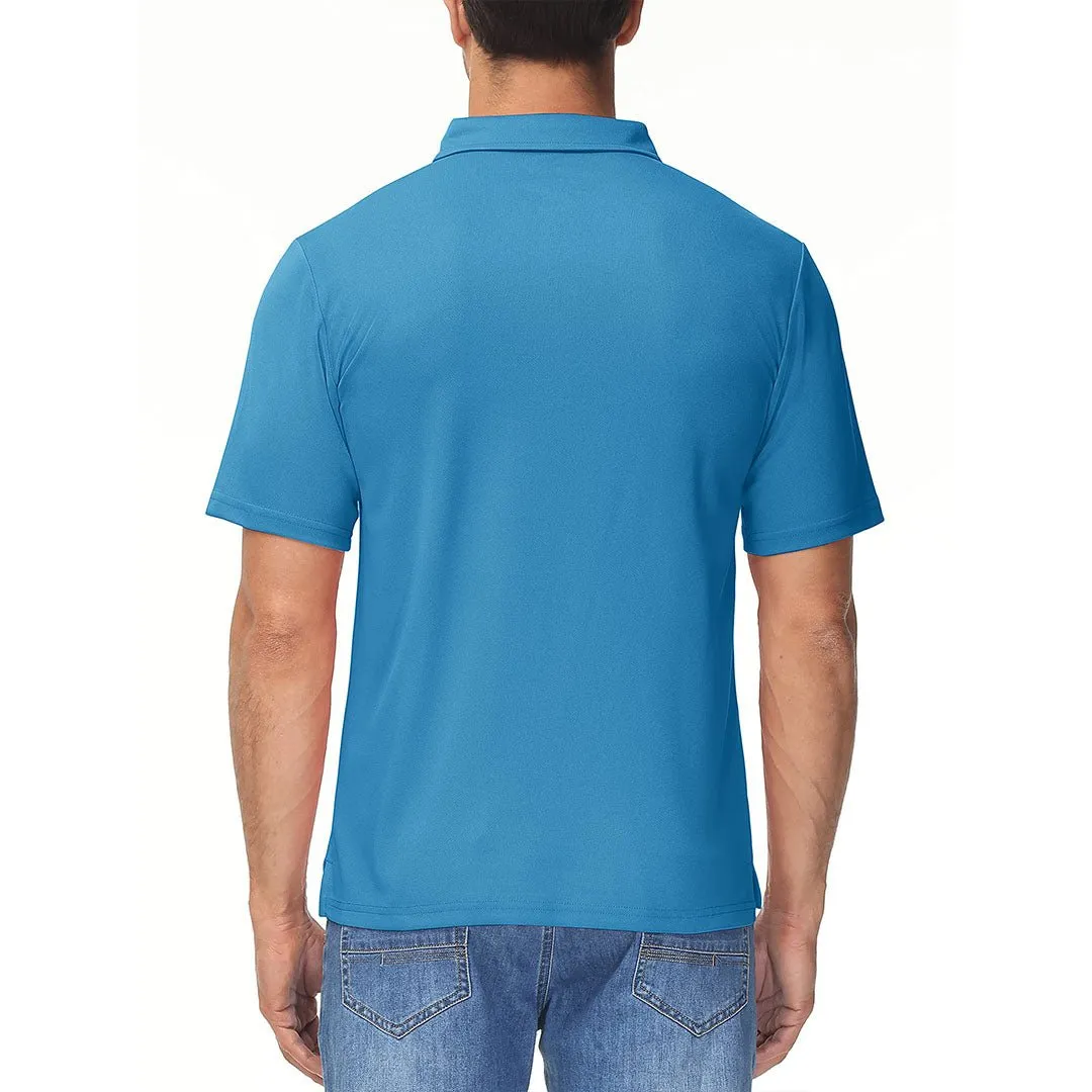 Men's Lightweight Hiking Fishing Polo Shirts