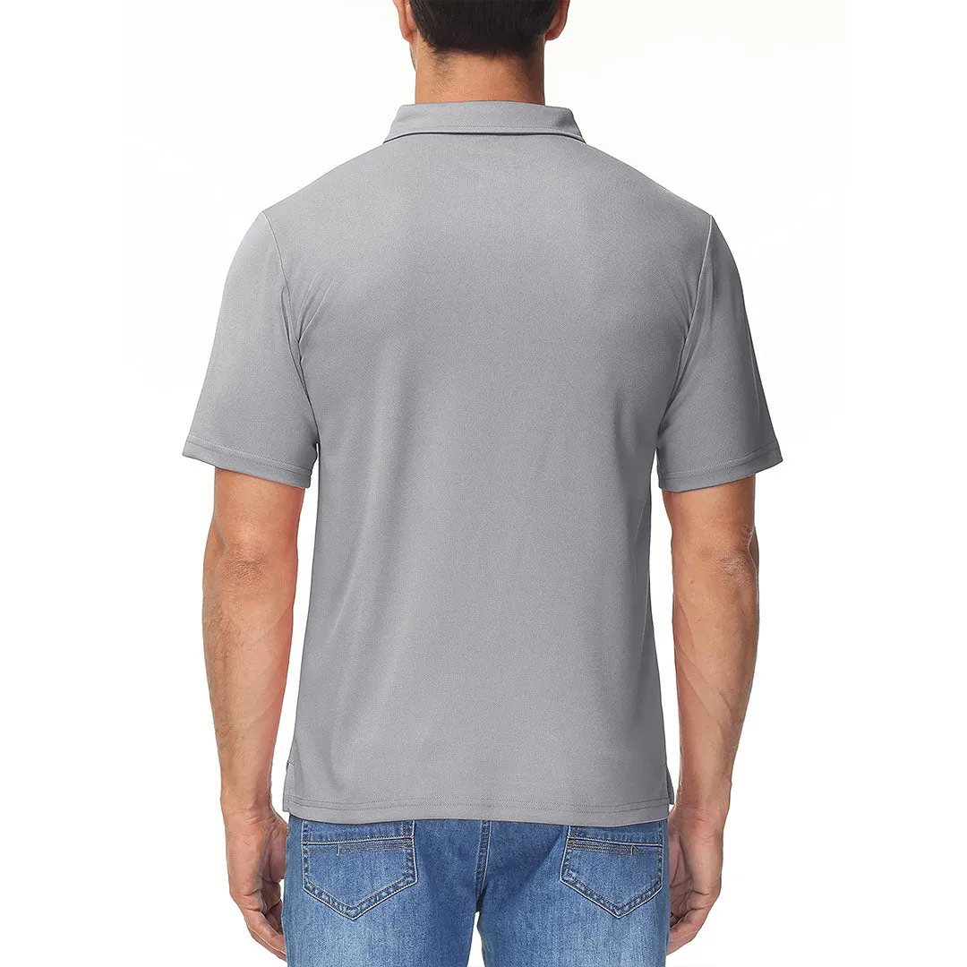 Men's Lightweight Hiking Fishing Polo Shirts