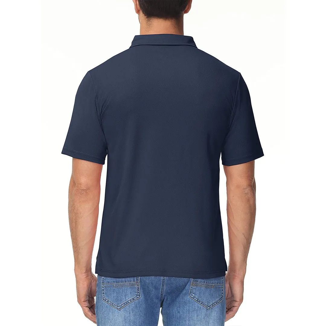 Men's Lightweight Hiking Fishing Polo Shirts