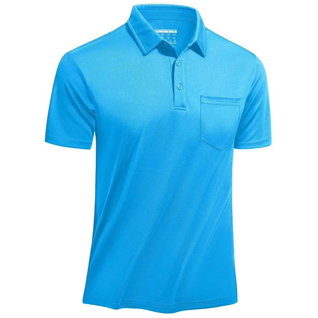 Men's Lightweight Hiking Fishing Polo Shirts
