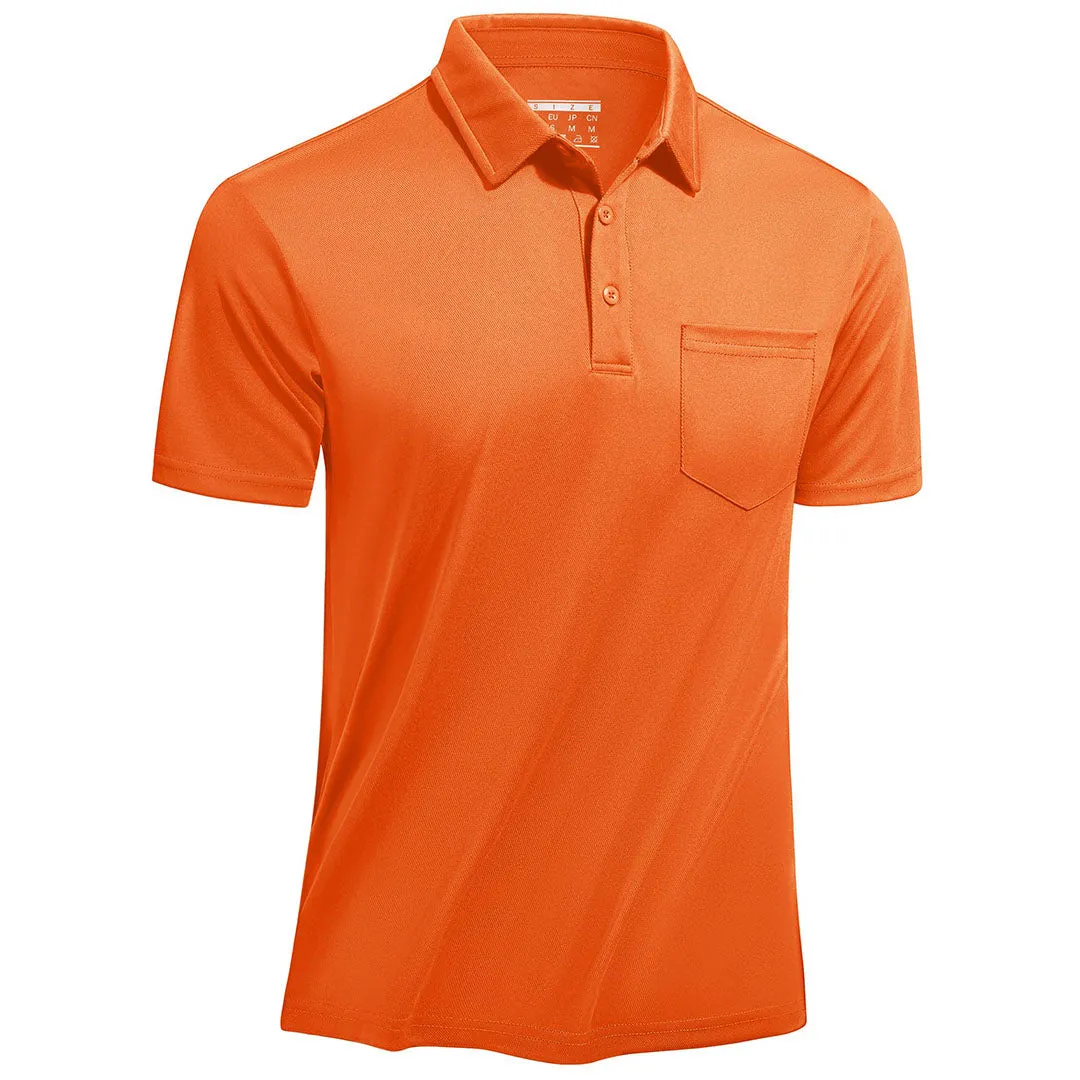 Men's Lightweight Hiking Fishing Polo Shirts