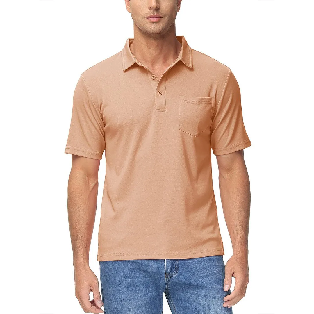 Men's Lightweight Hiking Fishing Polo Shirts