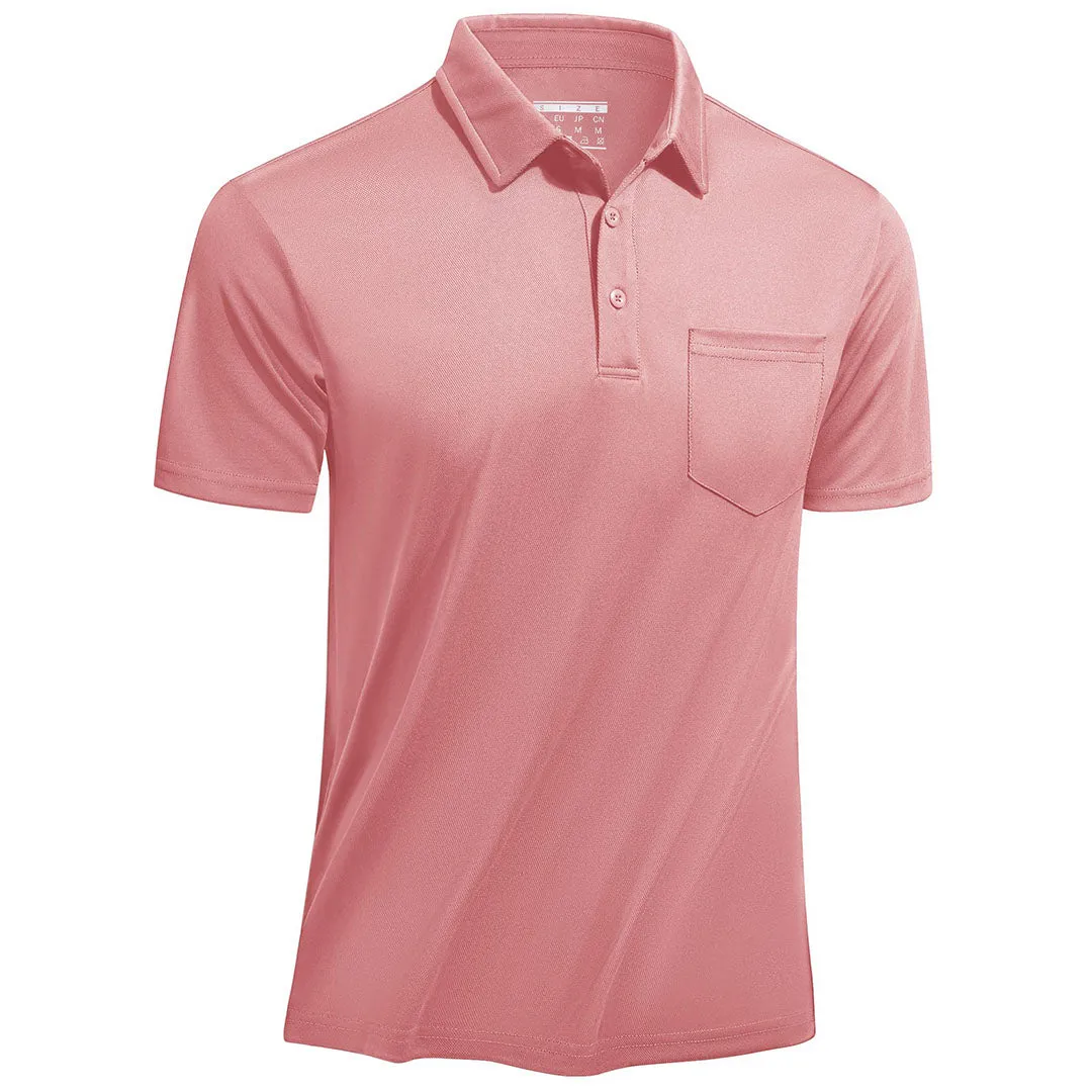 Men's Lightweight Hiking Fishing Polo Shirts