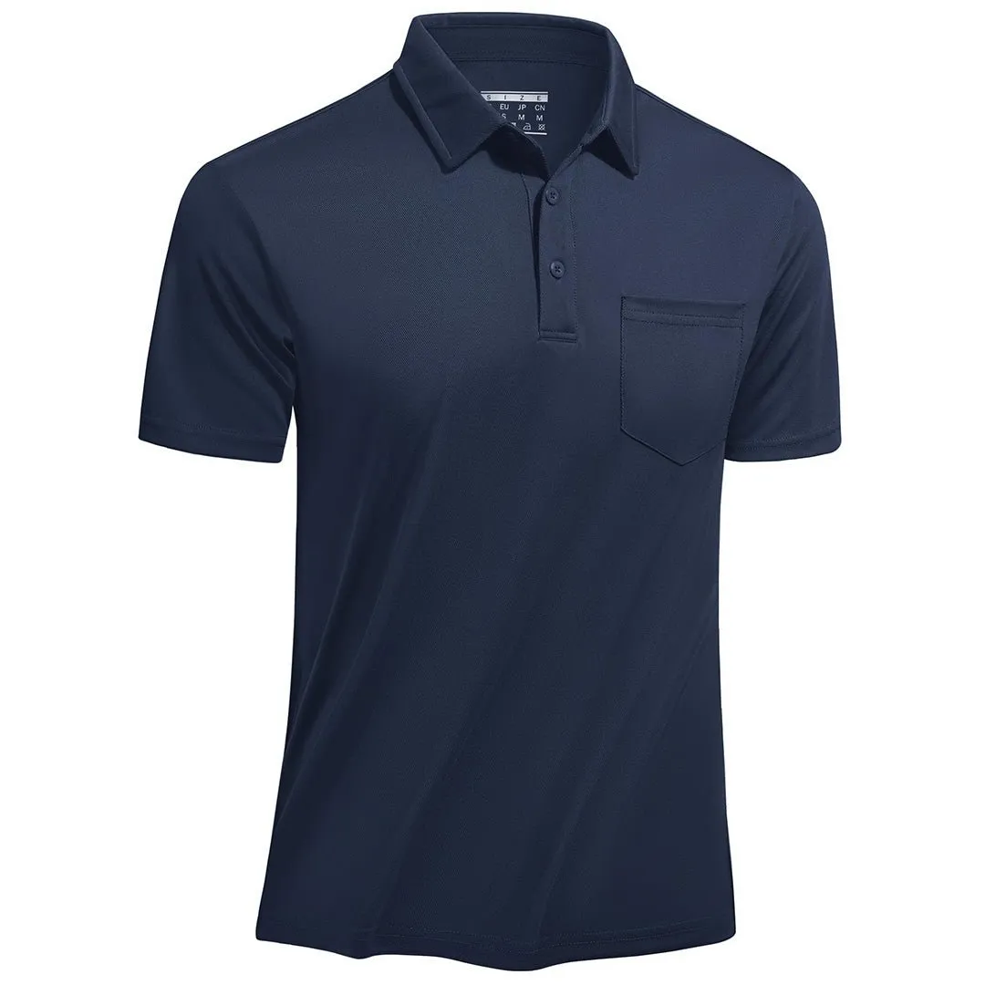 Men's Lightweight Hiking Fishing Polo Shirts