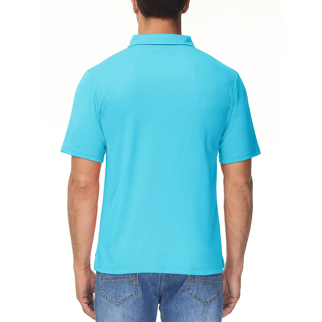 Men's Lightweight Hiking Fishing Polo Shirts