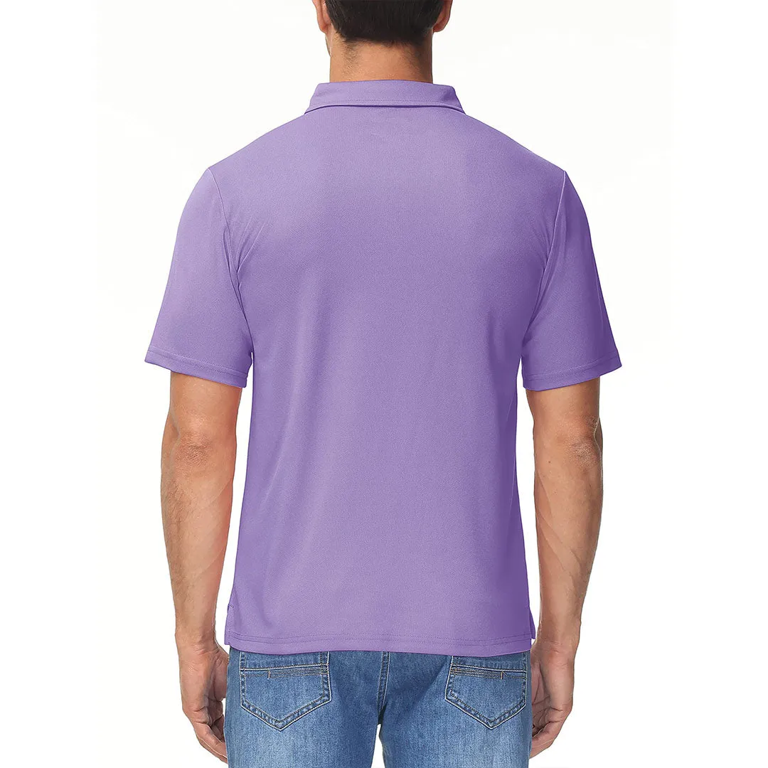 Men's Lightweight Hiking Fishing Polo Shirts