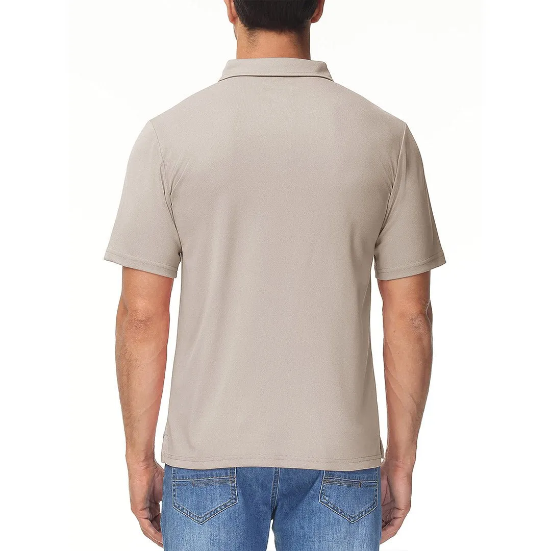 Men's Lightweight Hiking Fishing Polo Shirts