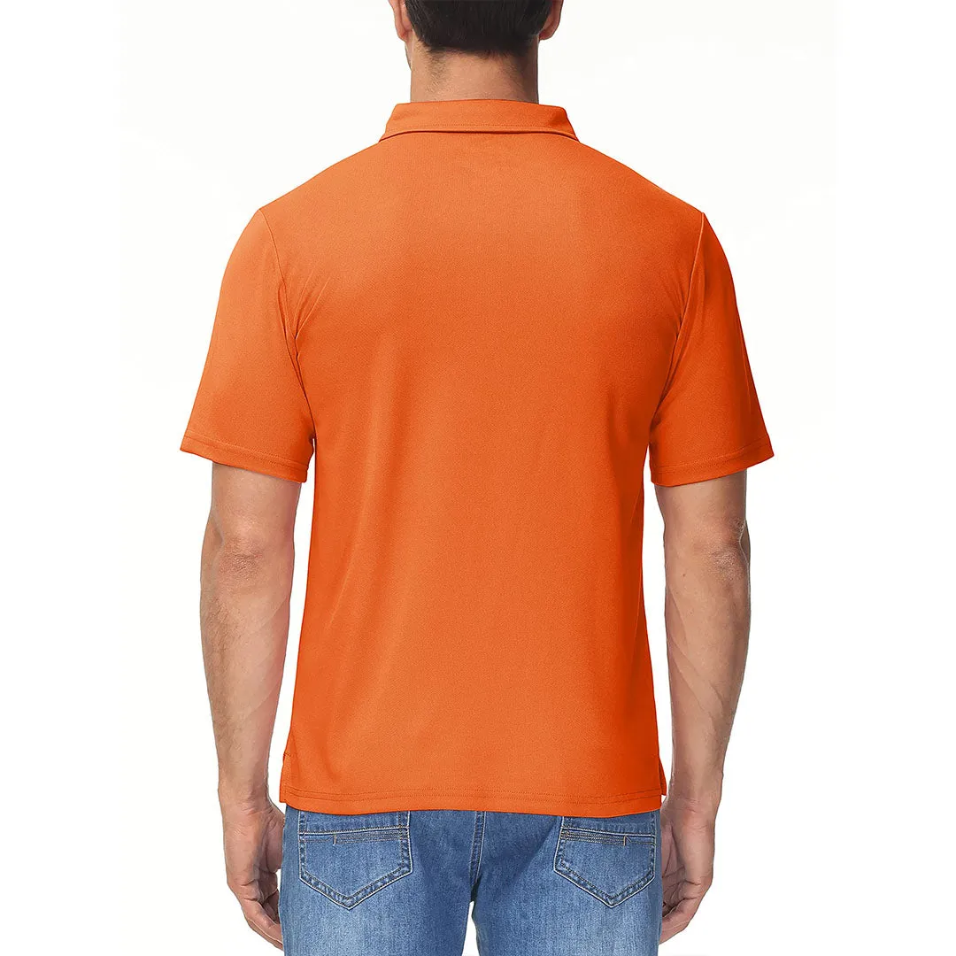 Men's Lightweight Hiking Fishing Polo Shirts