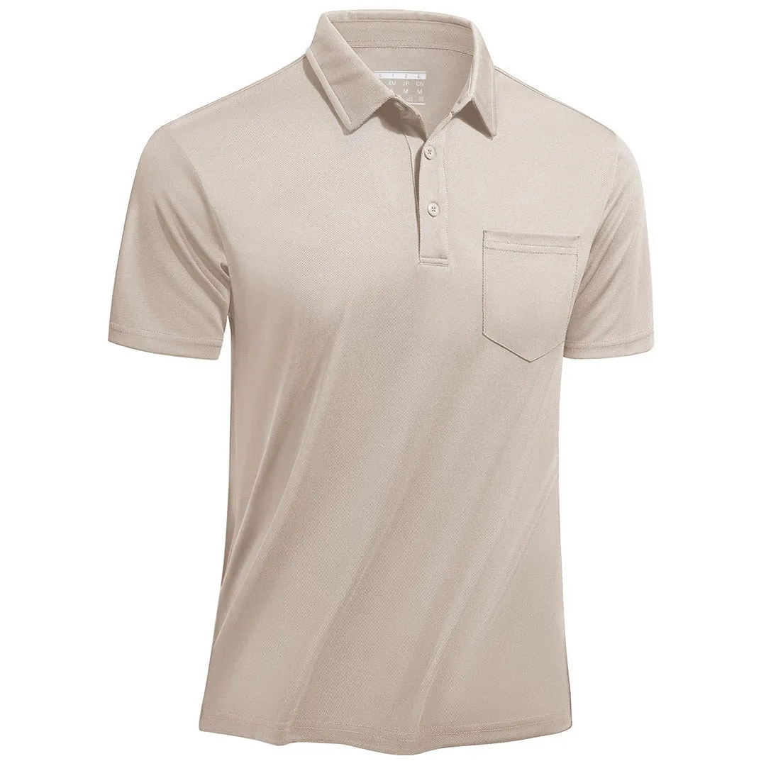 Men's Lightweight Hiking Fishing Polo Shirts