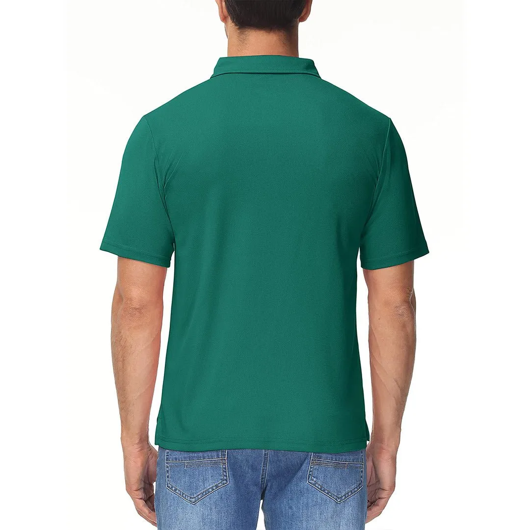 Men's Lightweight Hiking Fishing Polo Shirts