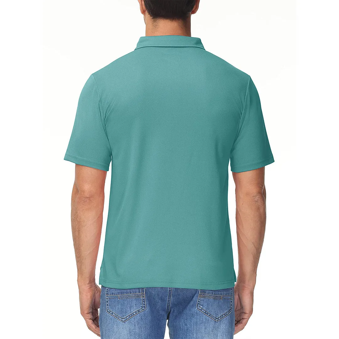 Men's Lightweight Hiking Fishing Polo Shirts