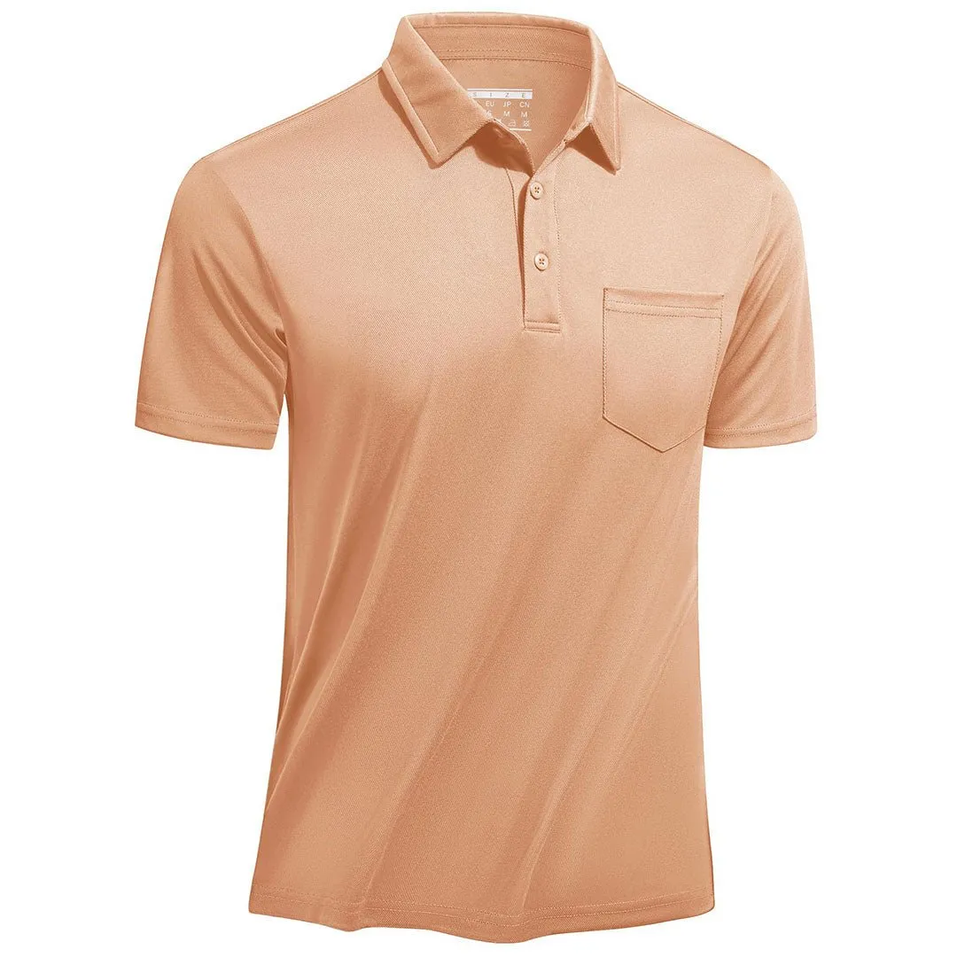 Men's Lightweight Hiking Fishing Polo Shirts