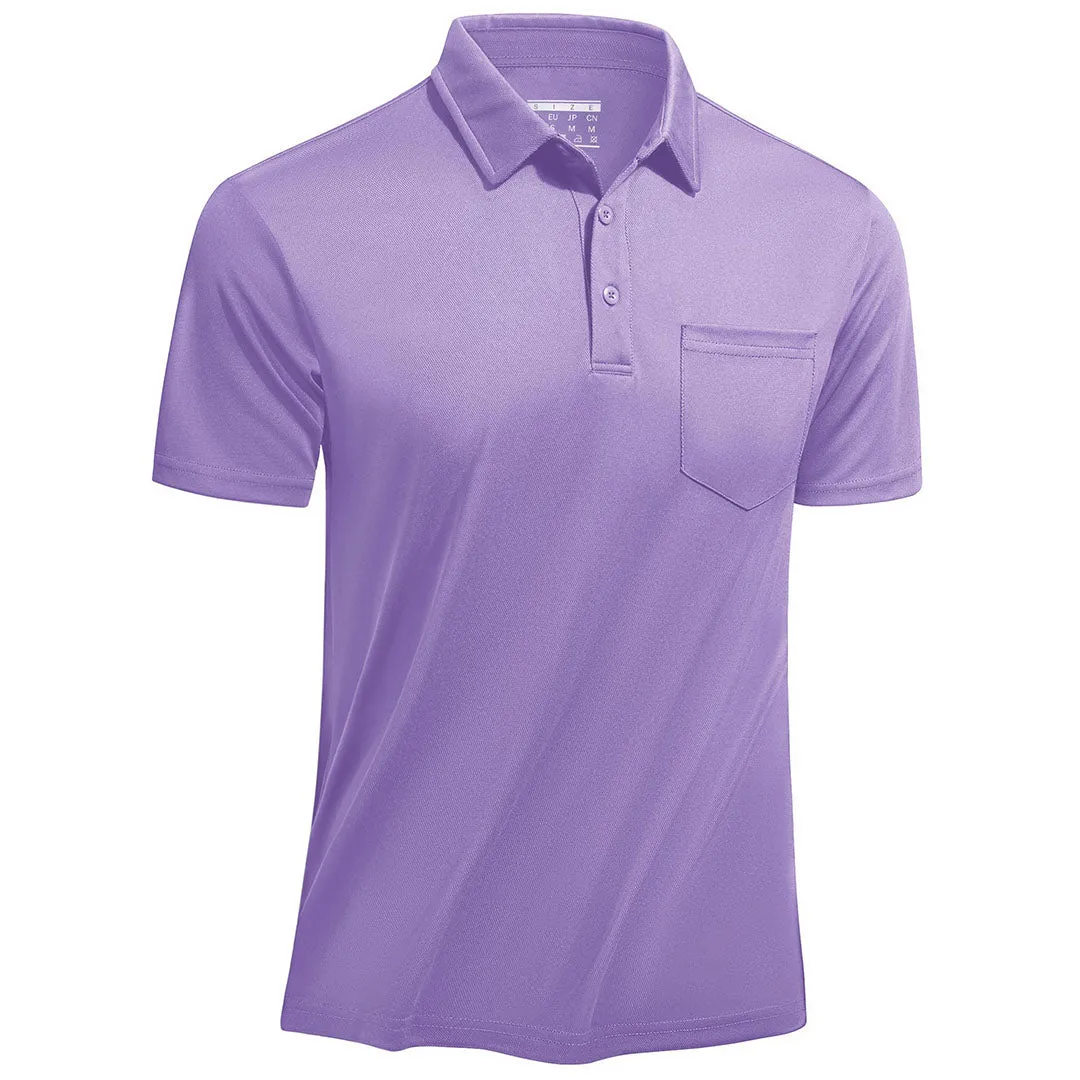 Men's Lightweight Hiking Fishing Polo Shirts