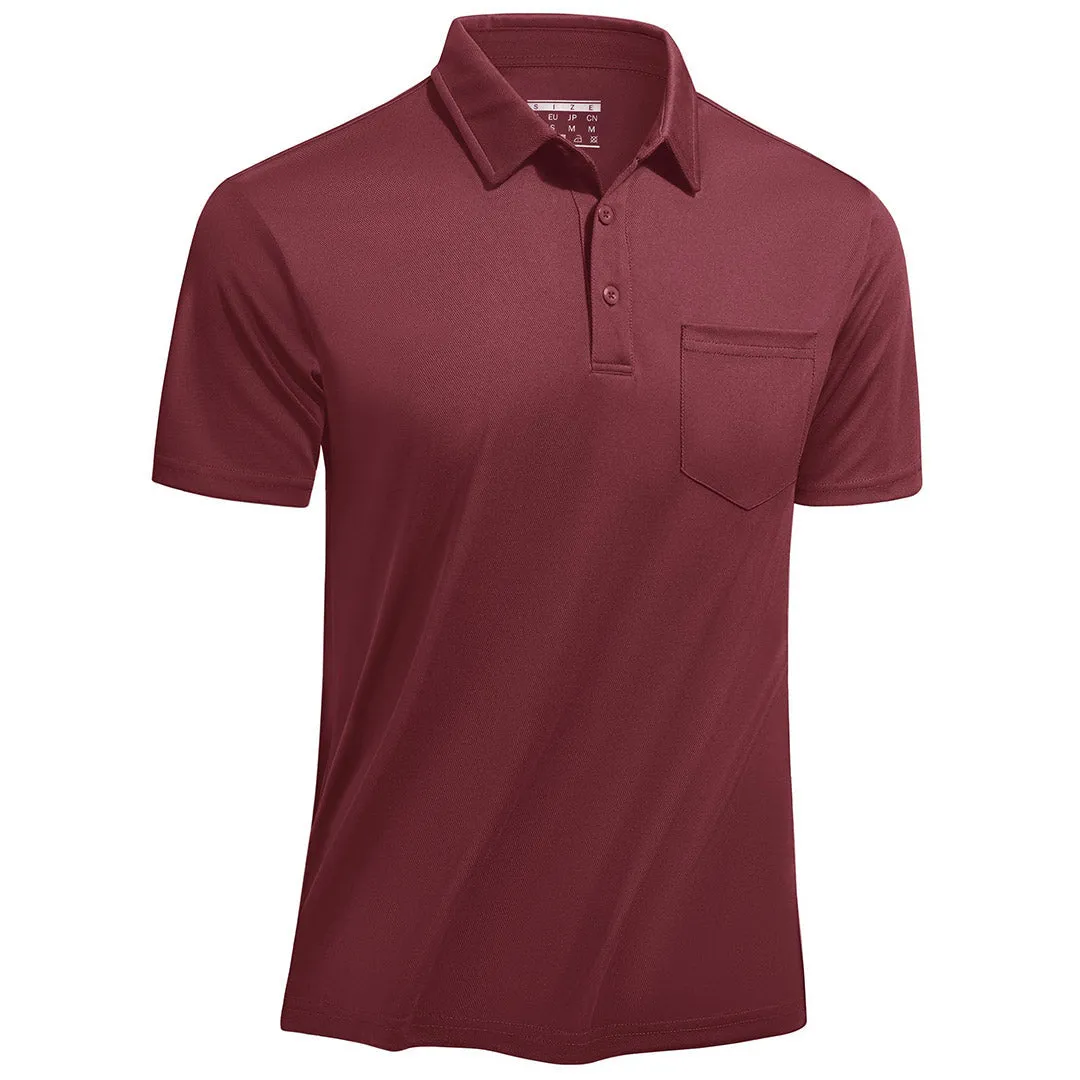 Men's Lightweight Hiking Fishing Polo Shirts