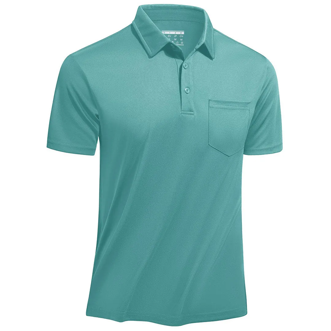 Men's Lightweight Hiking Fishing Polo Shirts
