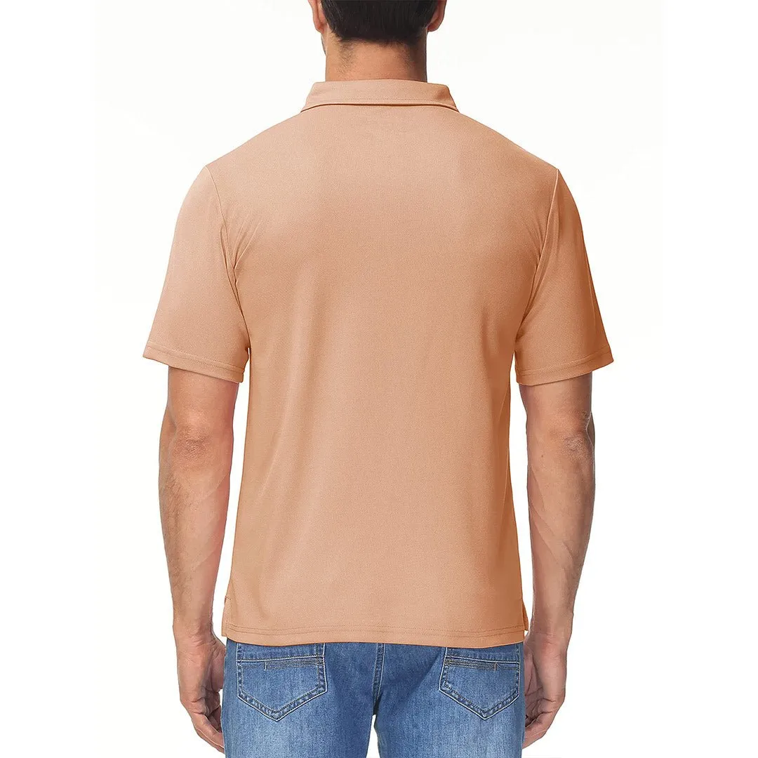 Men's Lightweight Hiking Fishing Polo Shirts
