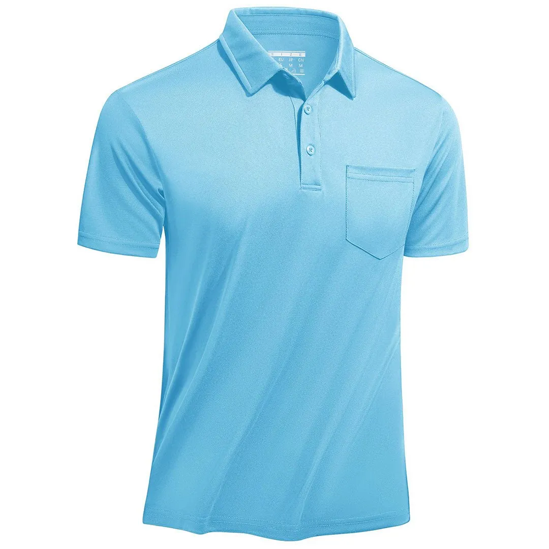 Men's Lightweight Hiking Fishing Polo Shirts