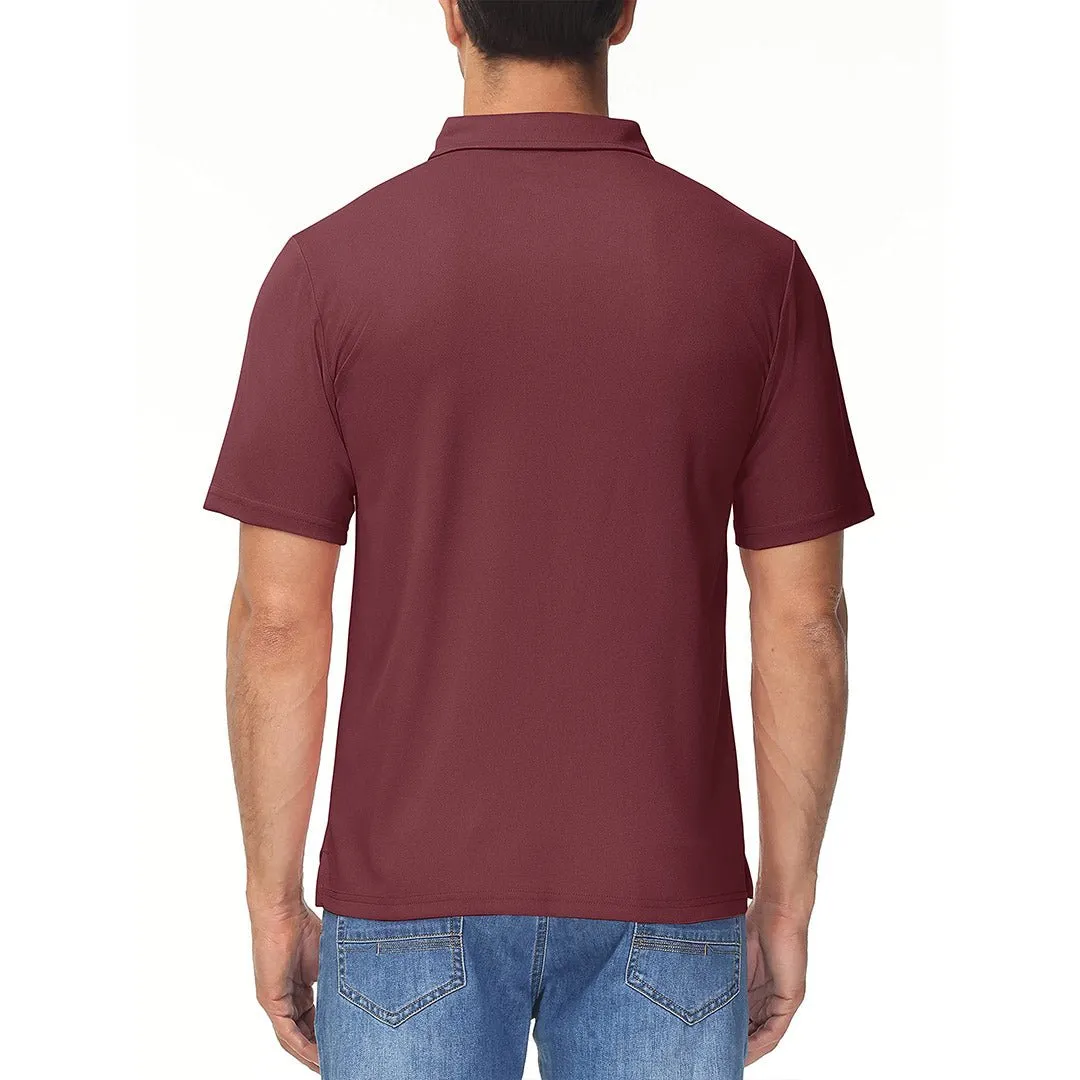 Men's Lightweight Hiking Fishing Polo Shirts