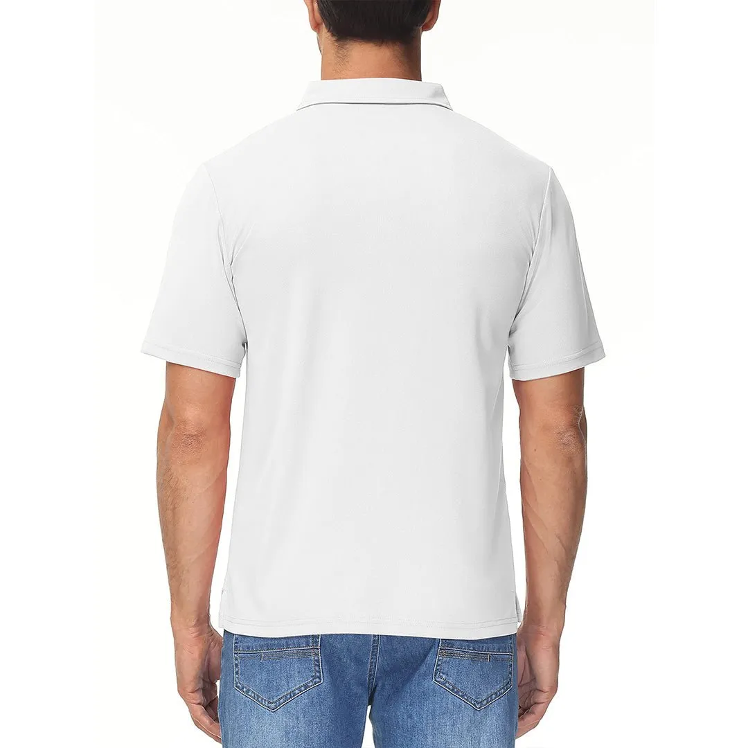 Men's Lightweight Hiking Fishing Polo Shirts
