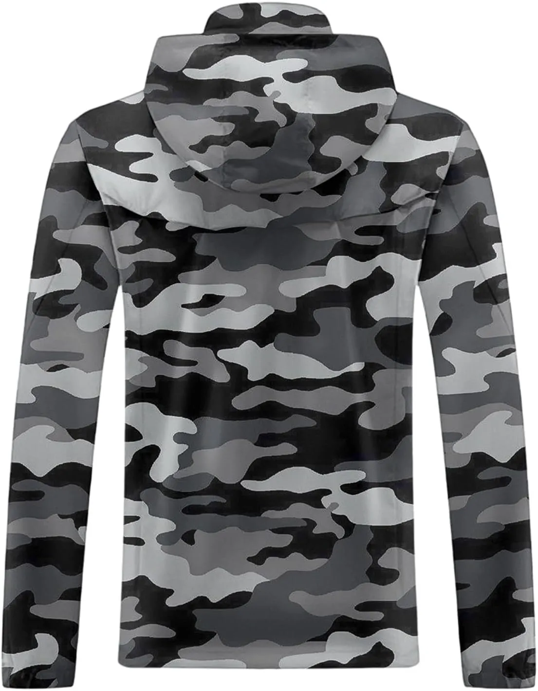 Mens Lightweight Jackets Lightweight Work Lightweight Hooded Big and Tall Sun Protection Outerwear
