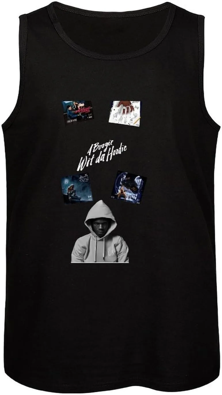 Men's Moisture-Wicking Sleeveless Shirt Durable Athletic Tank Trendy Basic Tank Top