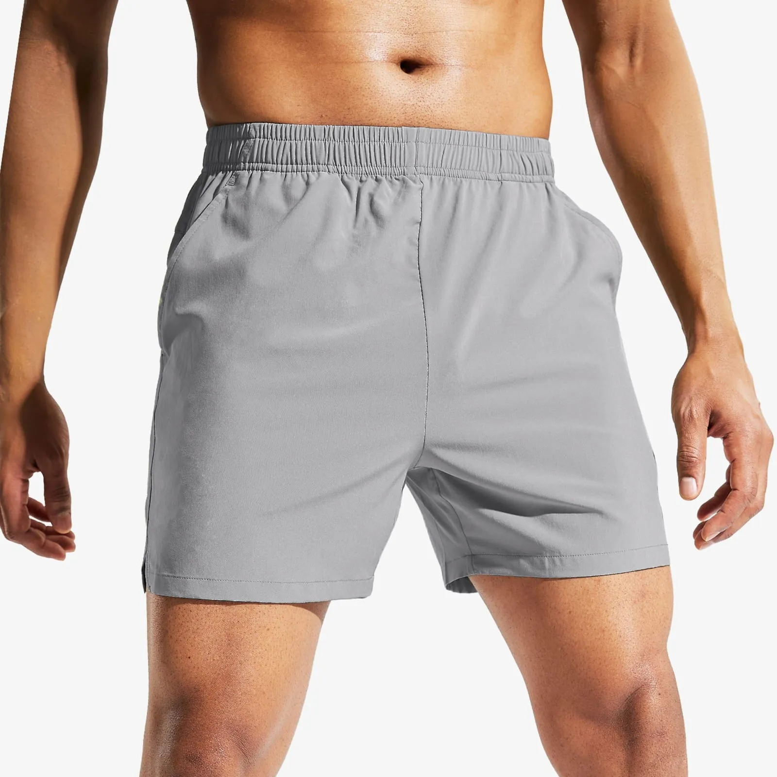 Men's Quick Dry Running Athletic Shorts with Pockets 5 Inch
