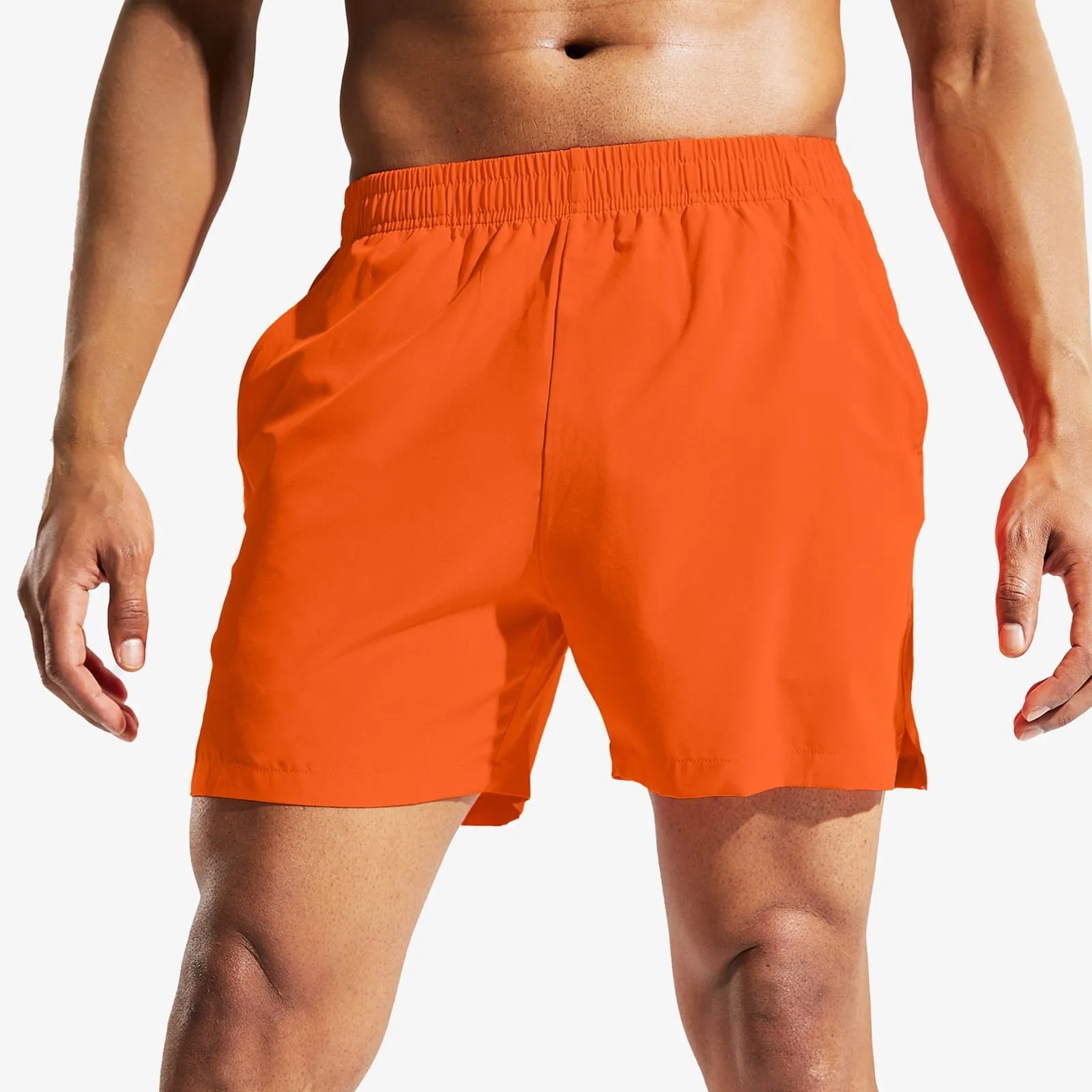 Men's Quick Dry Running Athletic Shorts with Pockets 5 Inch
