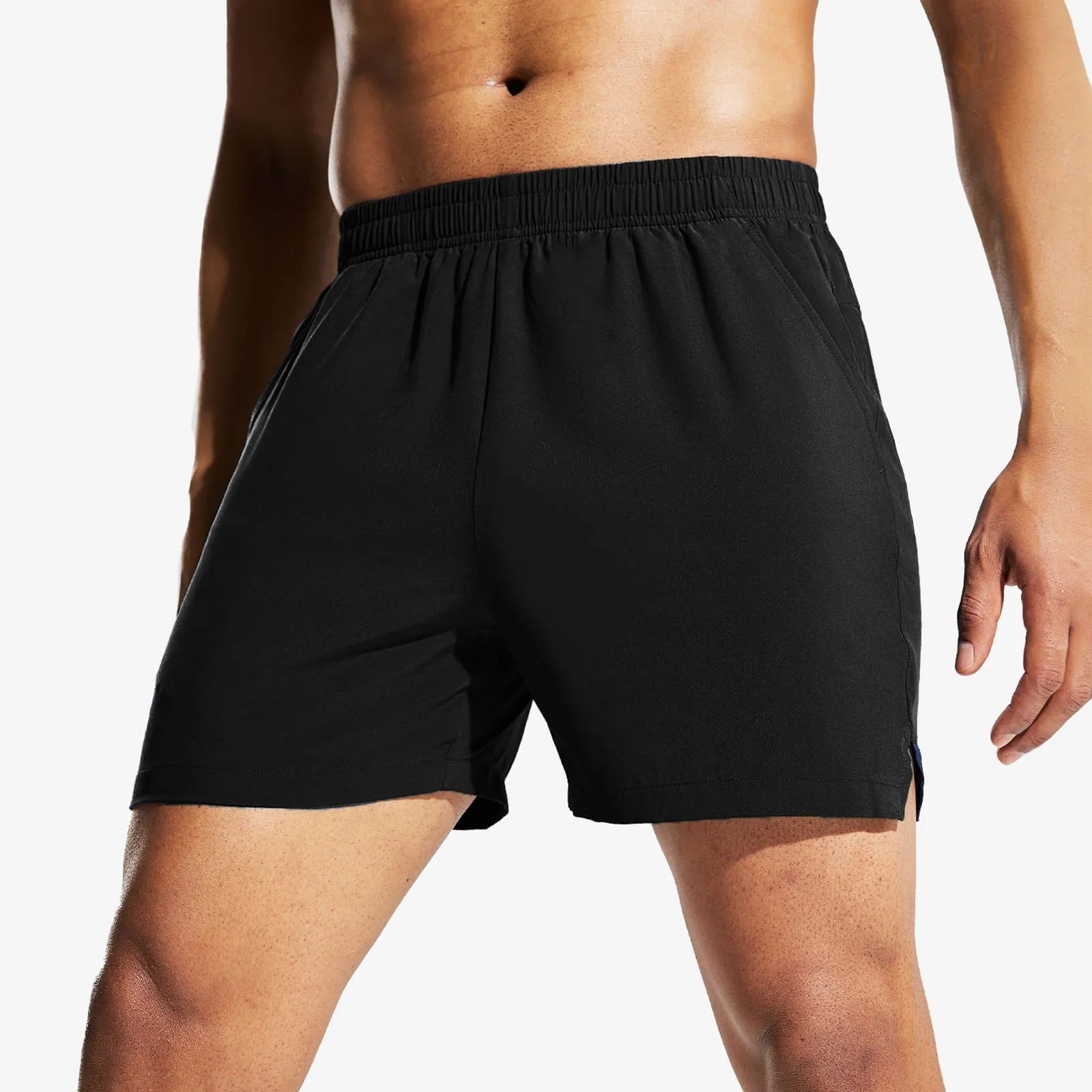 Men's Quick Dry Running Athletic Shorts with Pockets 5 Inch