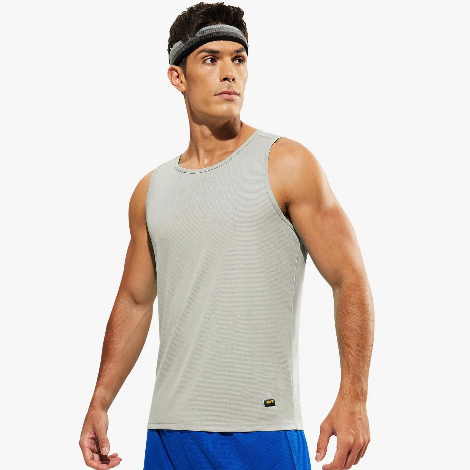 Men's Quick Dry Tank Tops Sleeveless Workout Shirts