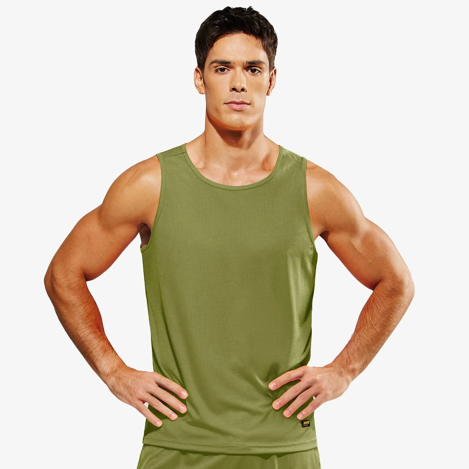 Men's Quick Dry Tank Tops Sleeveless Workout Shirts