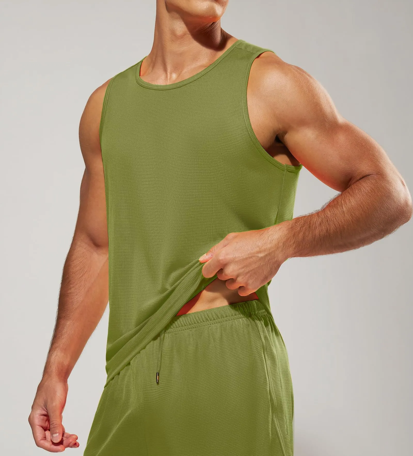 Men's Quick Dry Tank Tops Sleeveless Workout Shirts