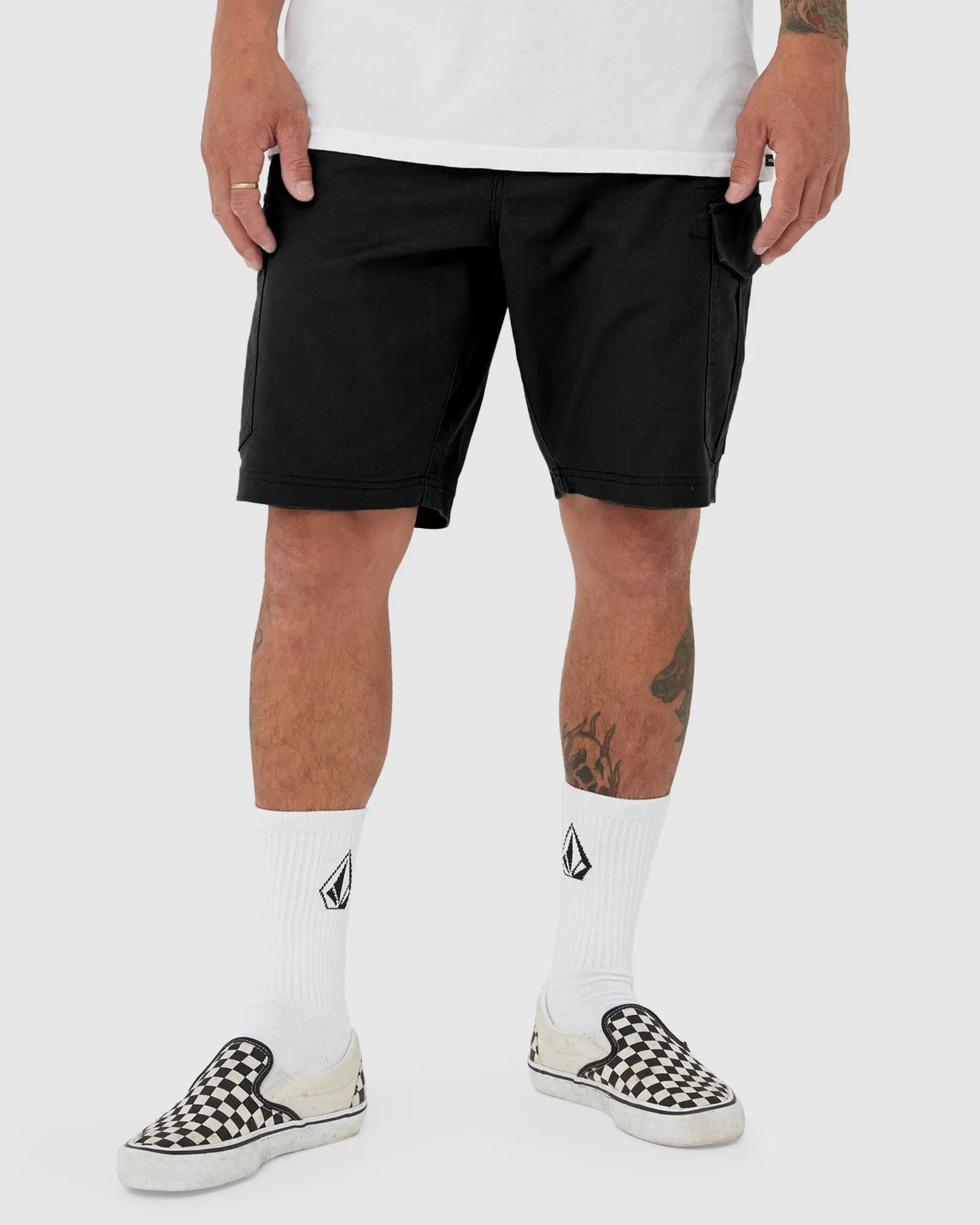 MENS REVEL STRETCH CARGO SHORTS