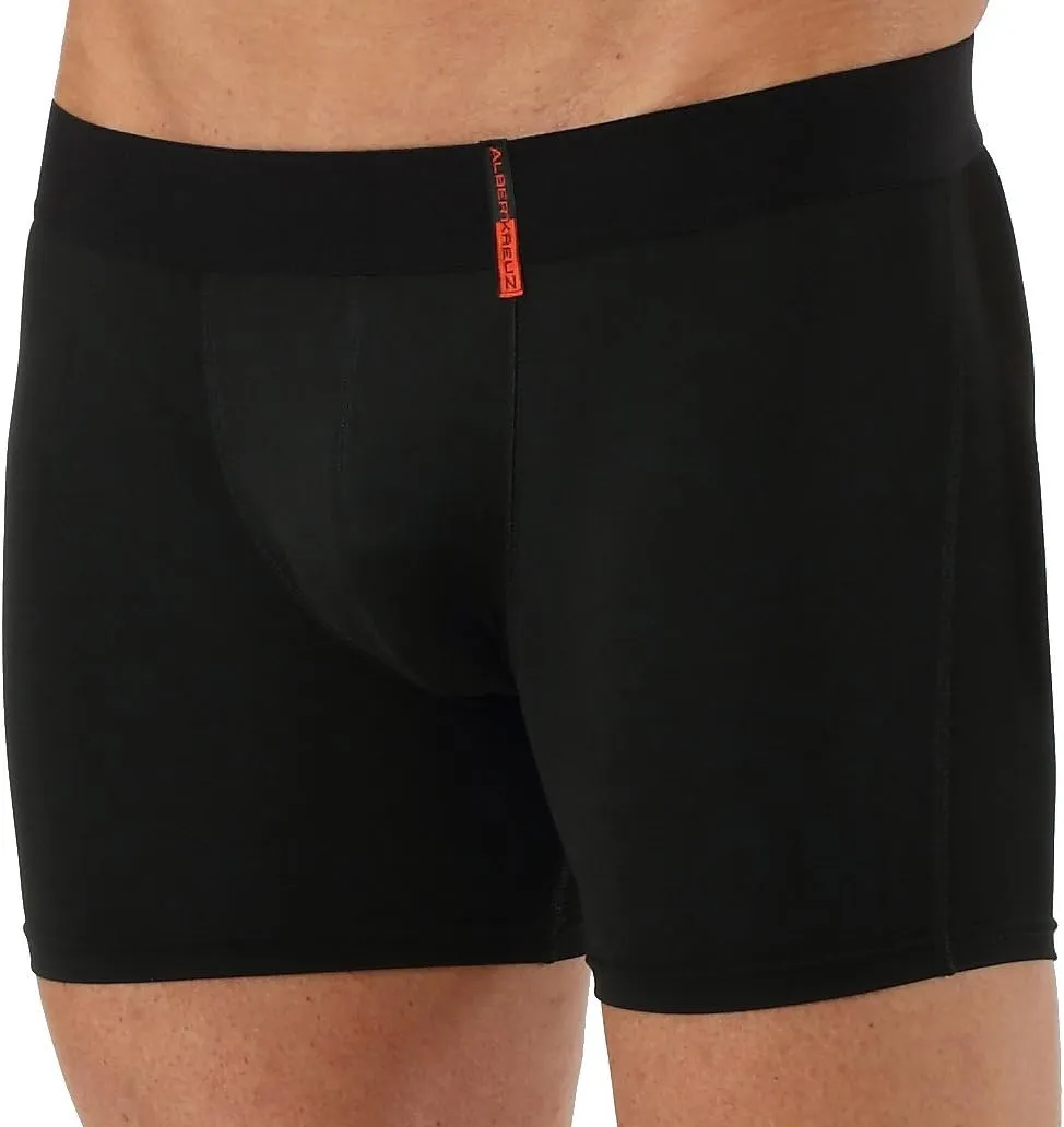Men's Slim fit Boxer Briefs - Breathable Soft Microfiber Black