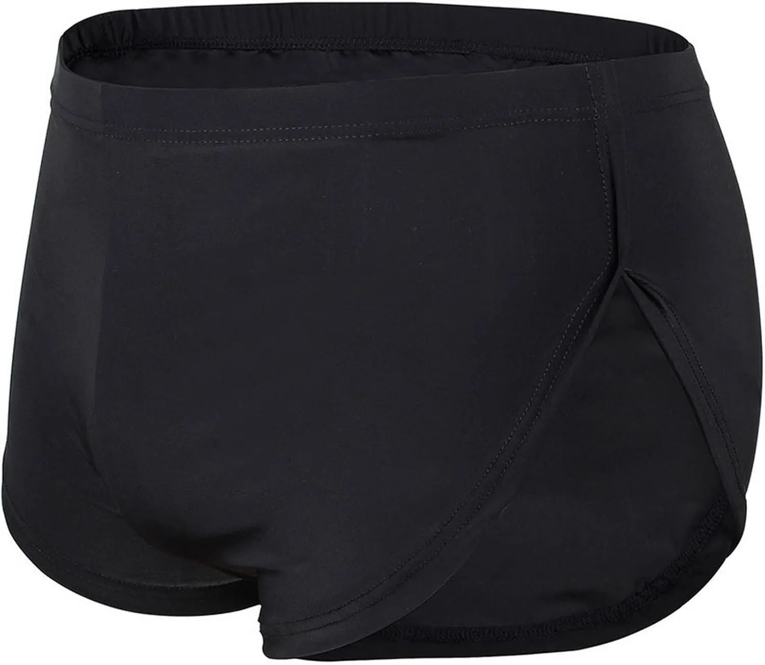 Men's Split Side Boxer Briefs Underwear Breathable Gay Underpants