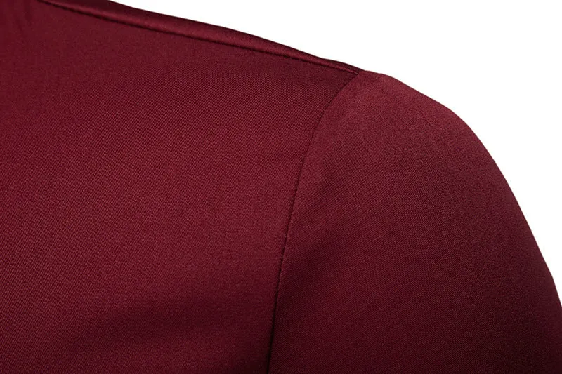 Men's Spring Long Sleeved Shirt With Collar