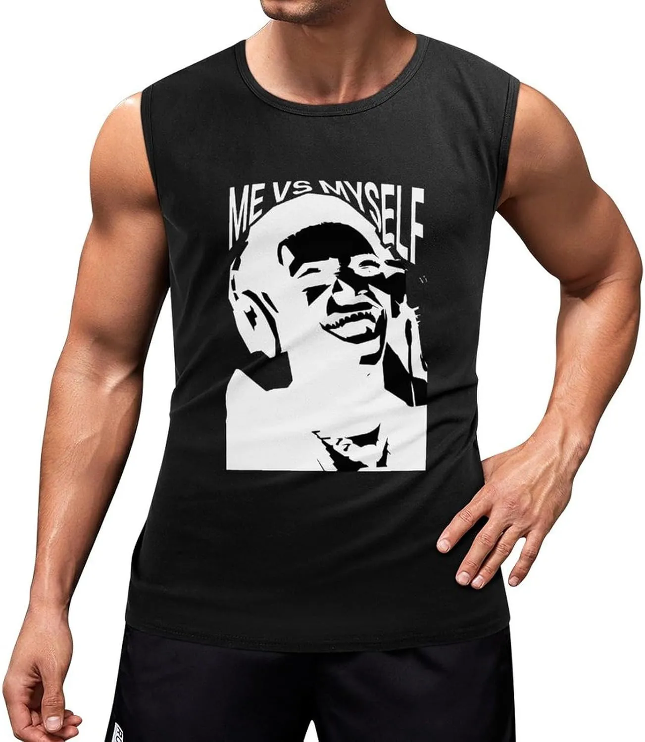 Men's Stretchy Tank Top Stylish Athletic Tank Relaxed Tank
