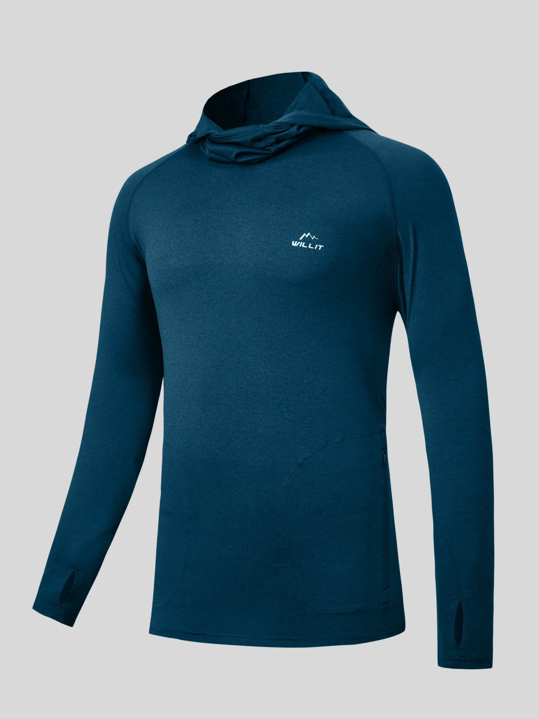 Men's Sun Protection Hoodie Shirts UPF 50 