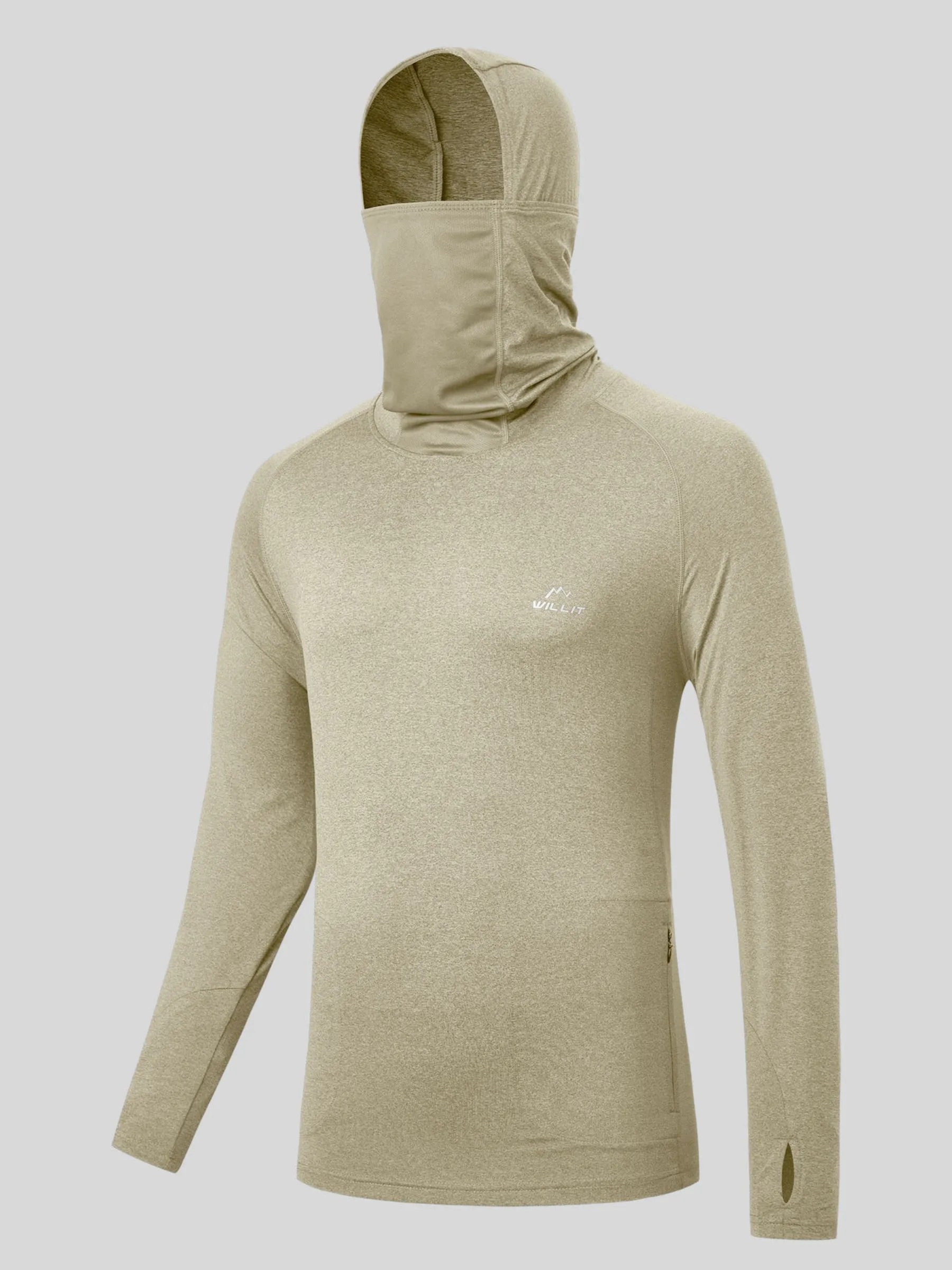 Men's Sun Protection Hoodie Shirts UPF 50 