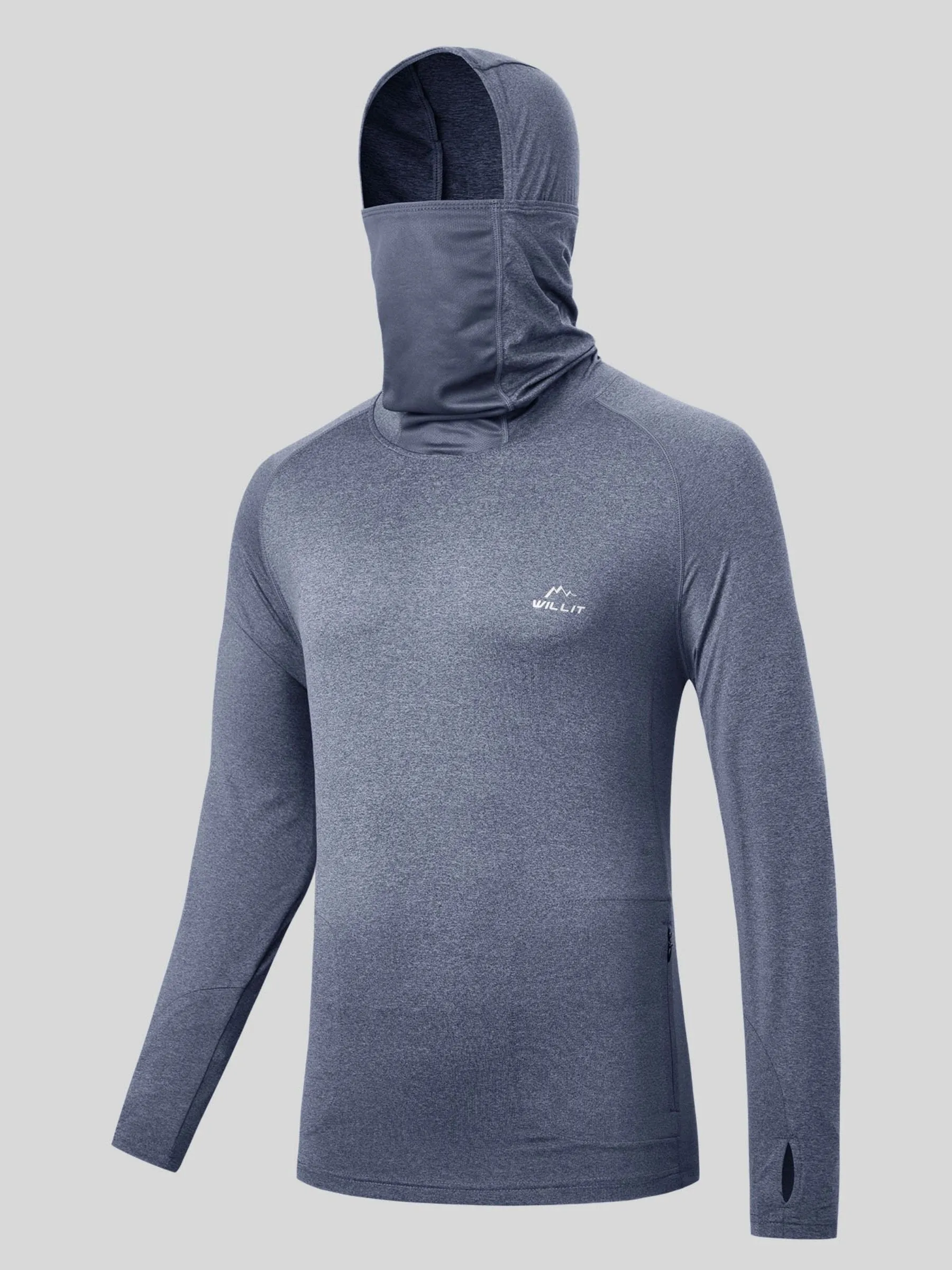 Men's Sun Protection Hoodie Shirts UPF 50 