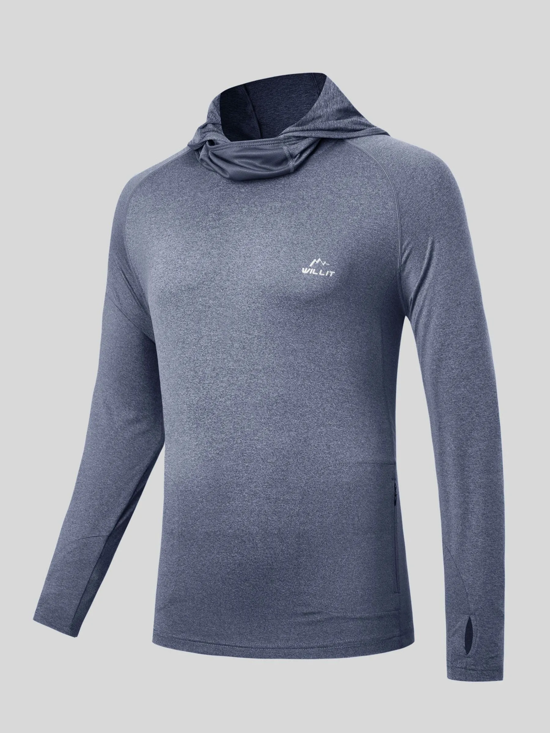 Men's Sun Protection Hoodie Shirts UPF 50 