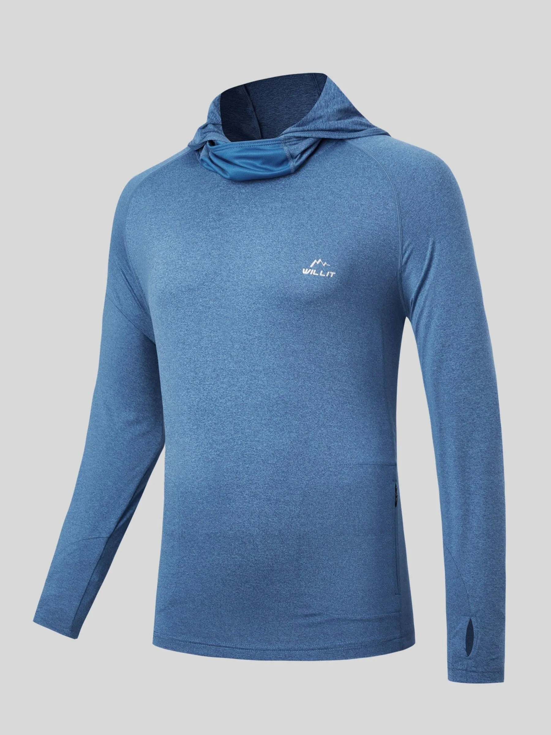 Men's Sun Protection Hoodie Shirts UPF 50 
