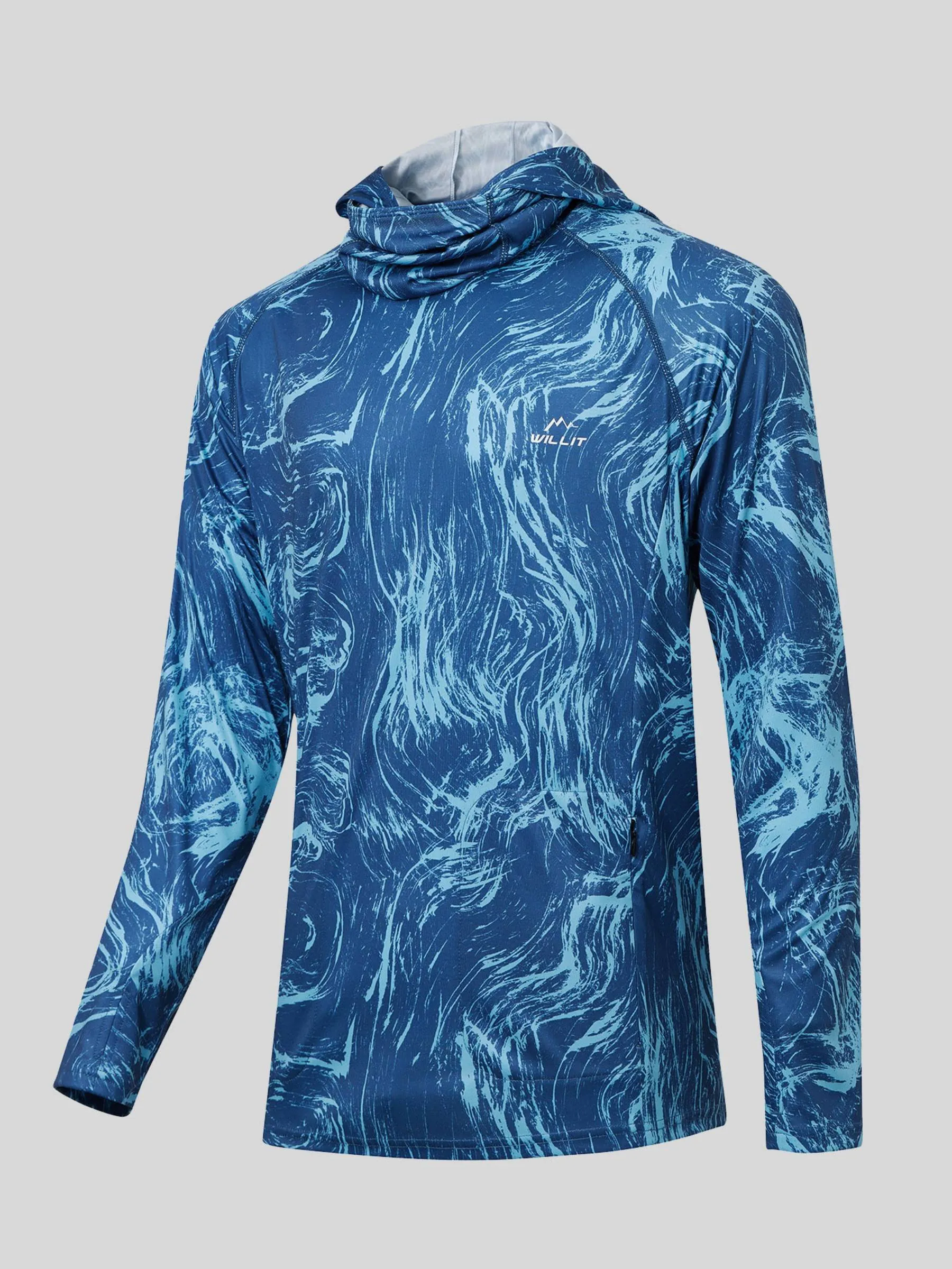 Men's Sun Protection Hoodie Shirts UPF 50 