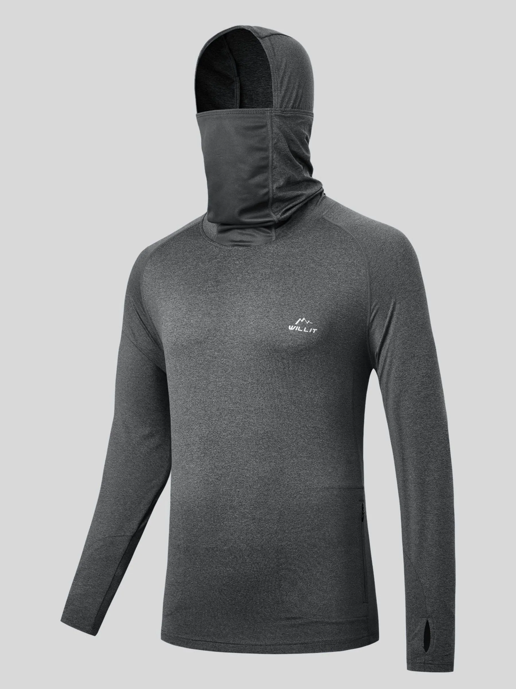 Men's Sun Protection Hoodie Shirts UPF 50 