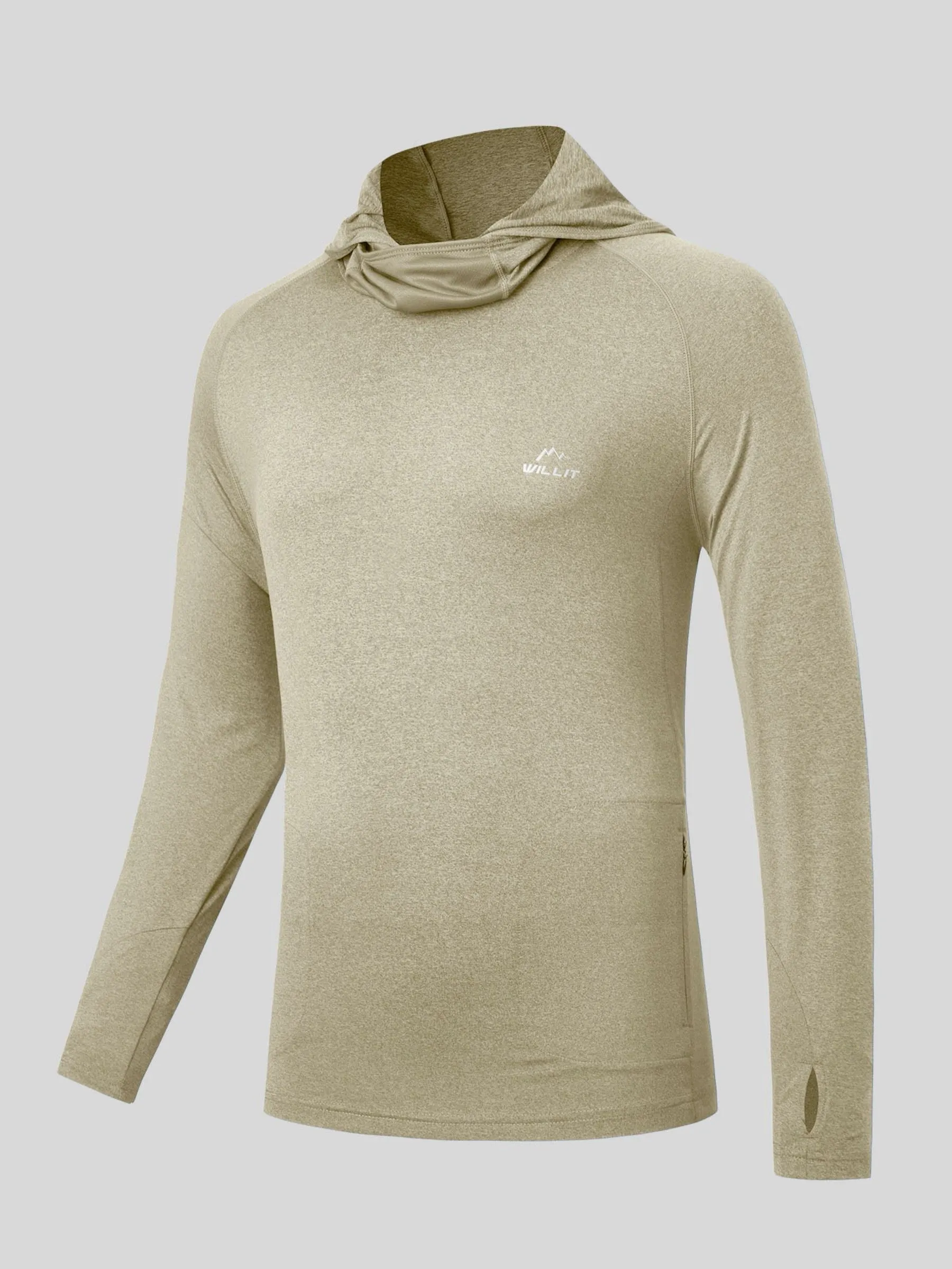 Men's Sun Protection Hoodie Shirts UPF 50 