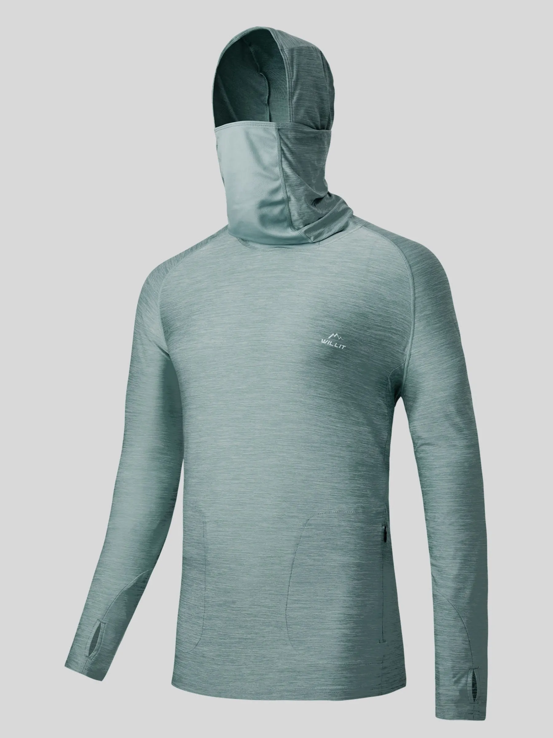 Men's Sun Protection Hoodie Shirts UPF 50 