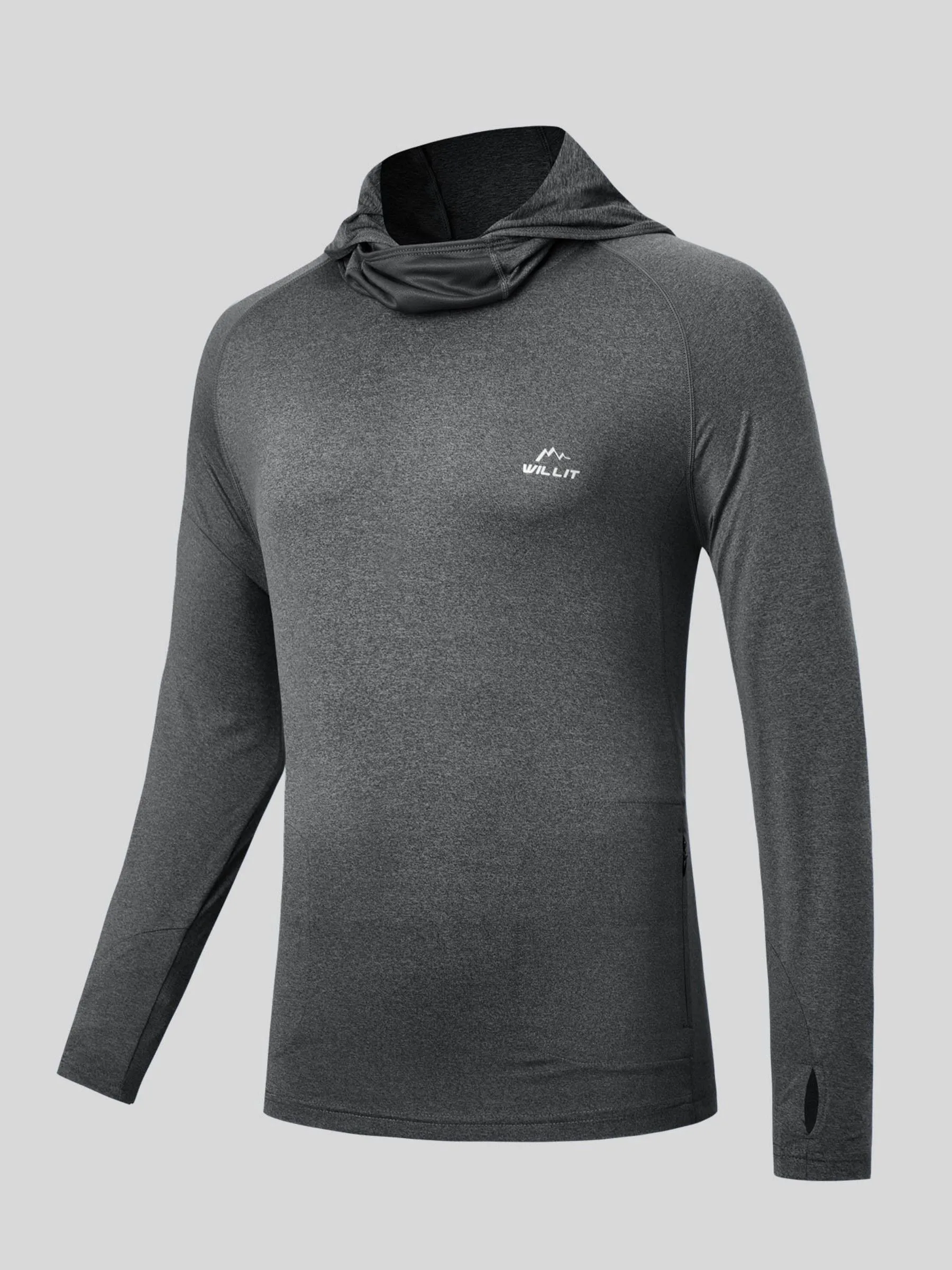 Men's Sun Protection Hoodie Shirts UPF 50 