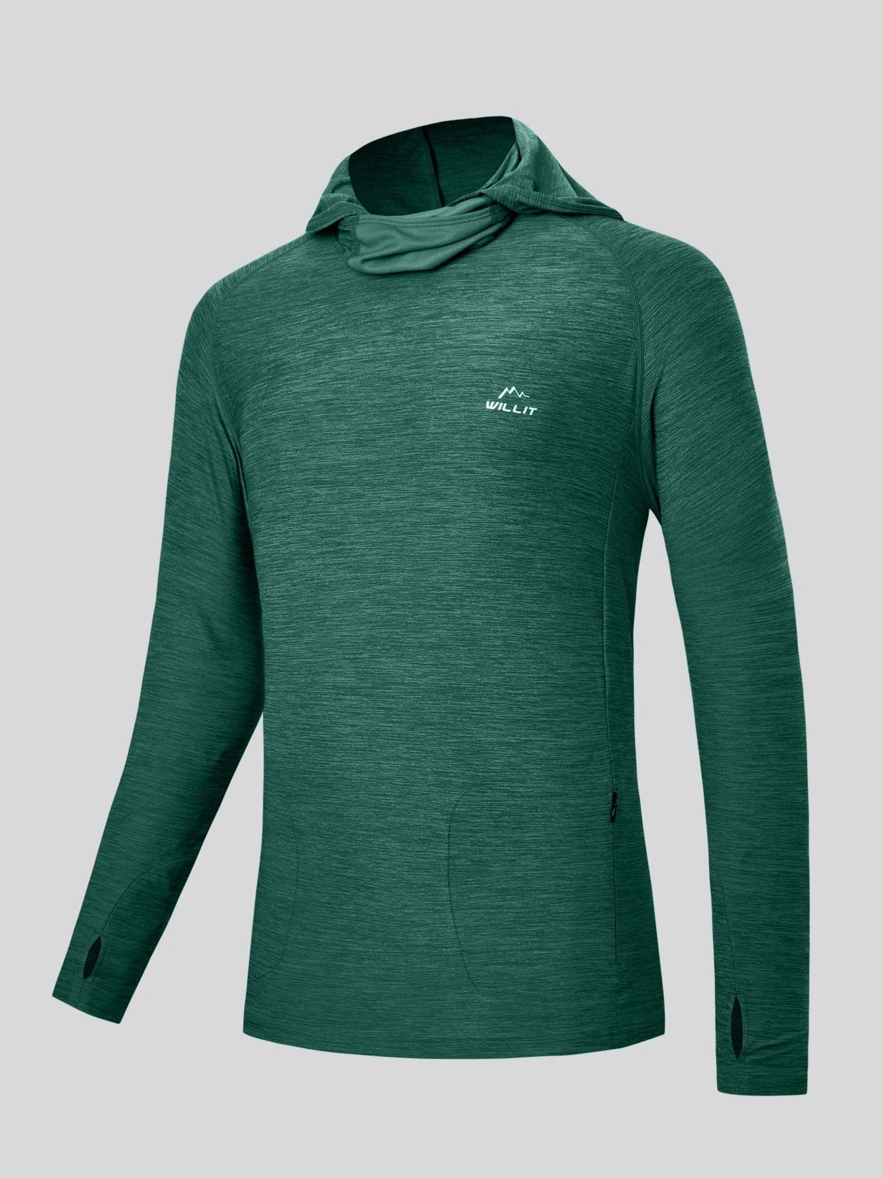 Men's Sun Protection Hoodie Shirts UPF 50 