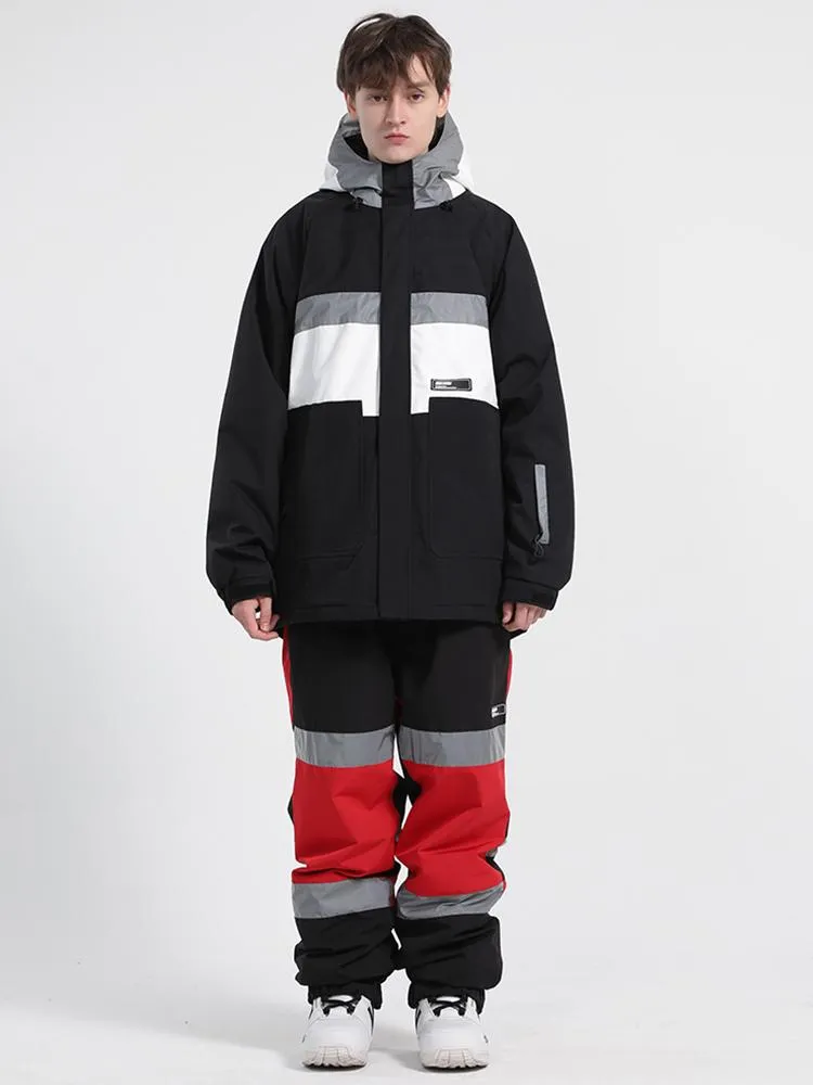 Men's Unisex Gsou Snow Infinium Neon Glimmer Snow Jacket & Pants Set